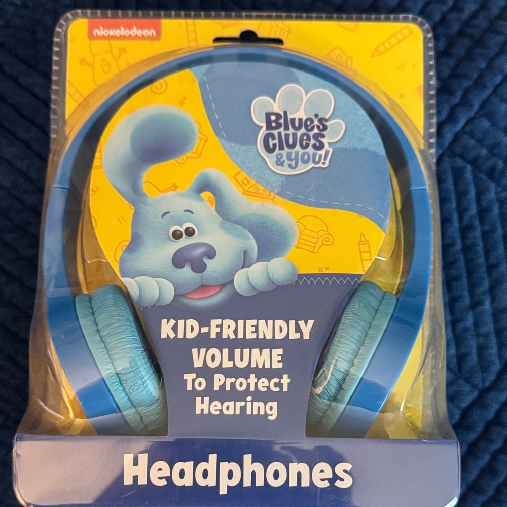 Nickelodeon Blue's Clues Blue On-Ear Kids Headphones